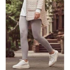 Athleta Delancey Herringbone Tight -Light Oatmeal Size M